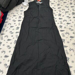 Black dresses and winter coat